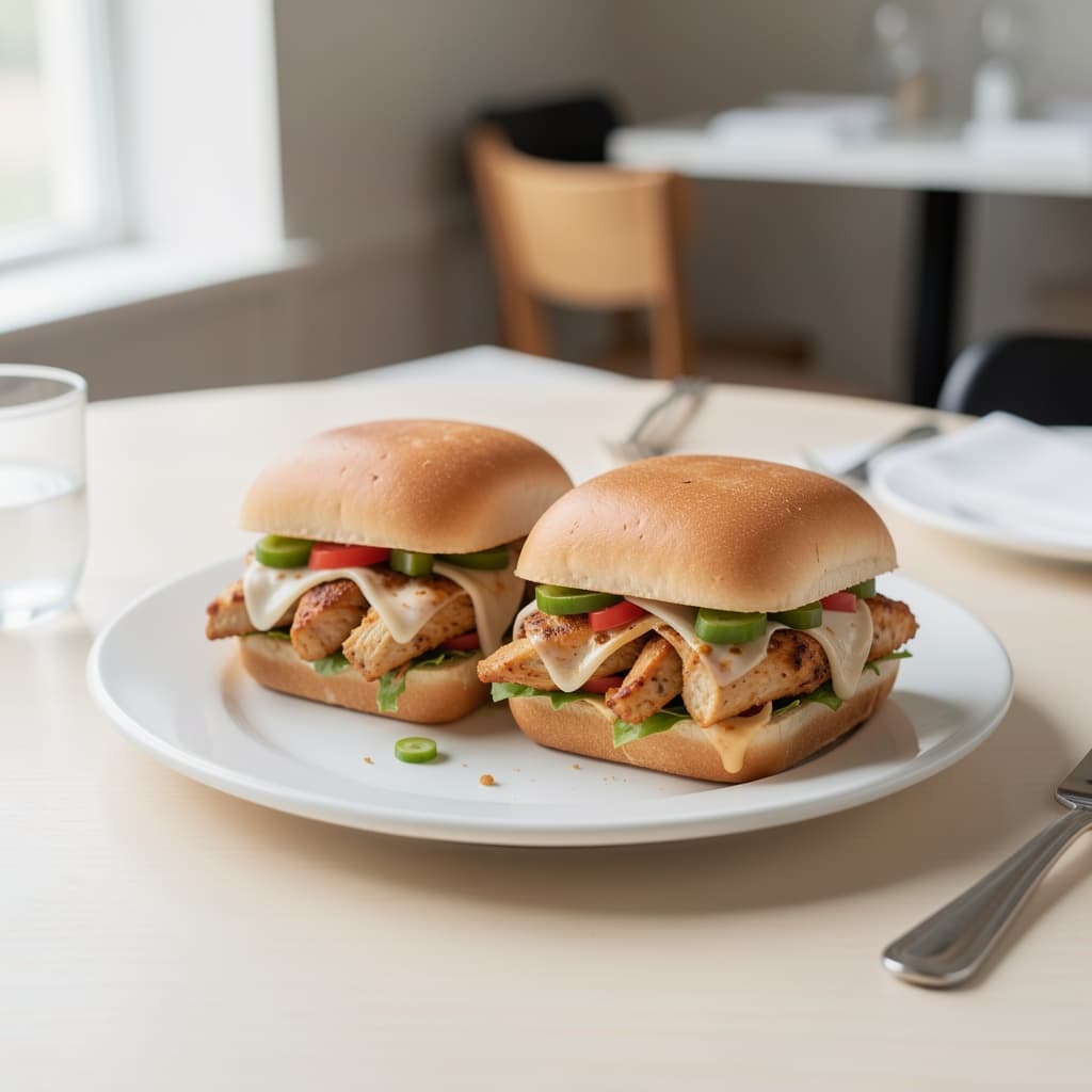 Chicken Fajita Sand