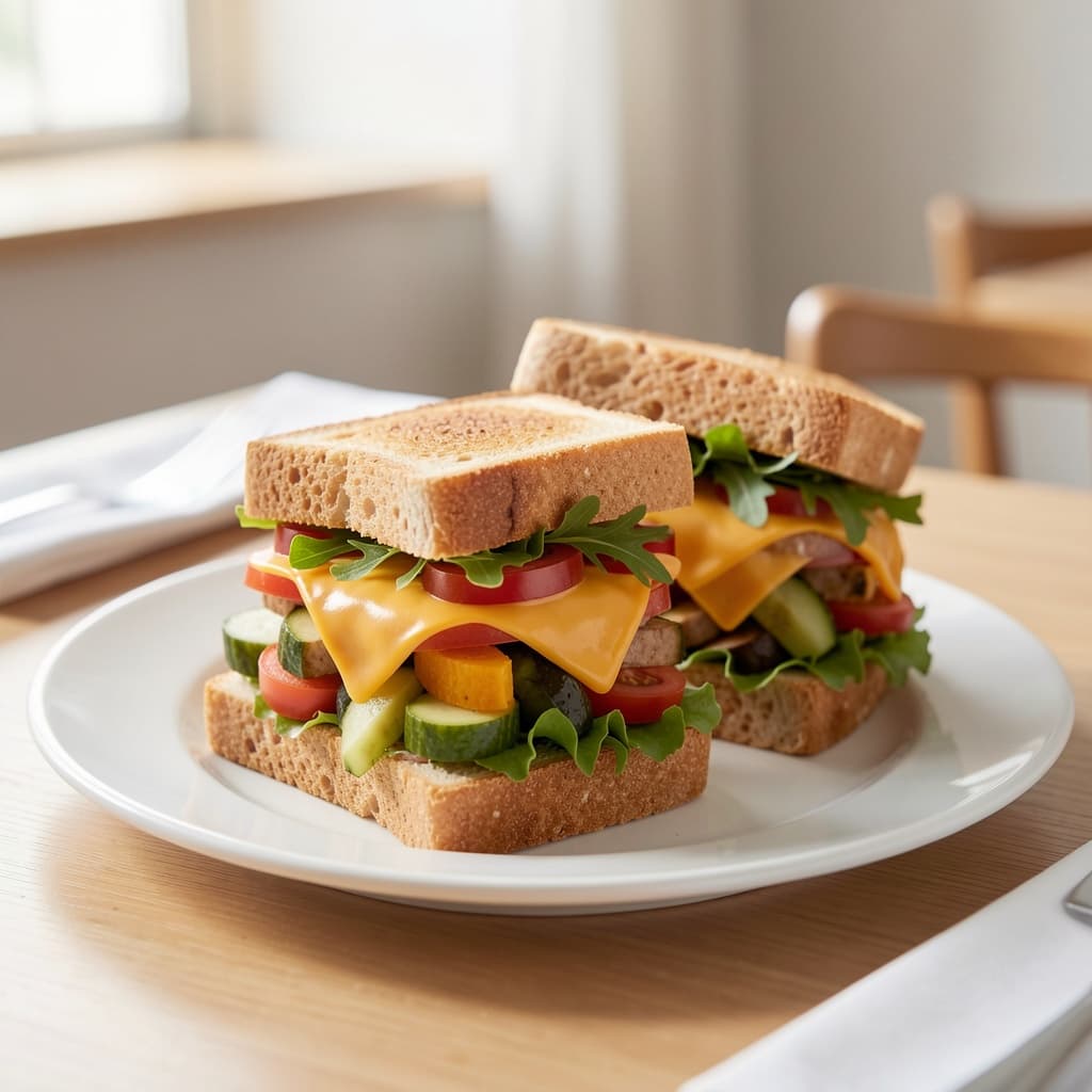 Veggie 3 Cheese Sandwich