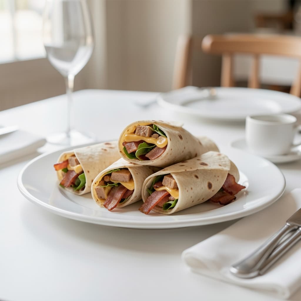 Turkey Bacon Cheese Wrap