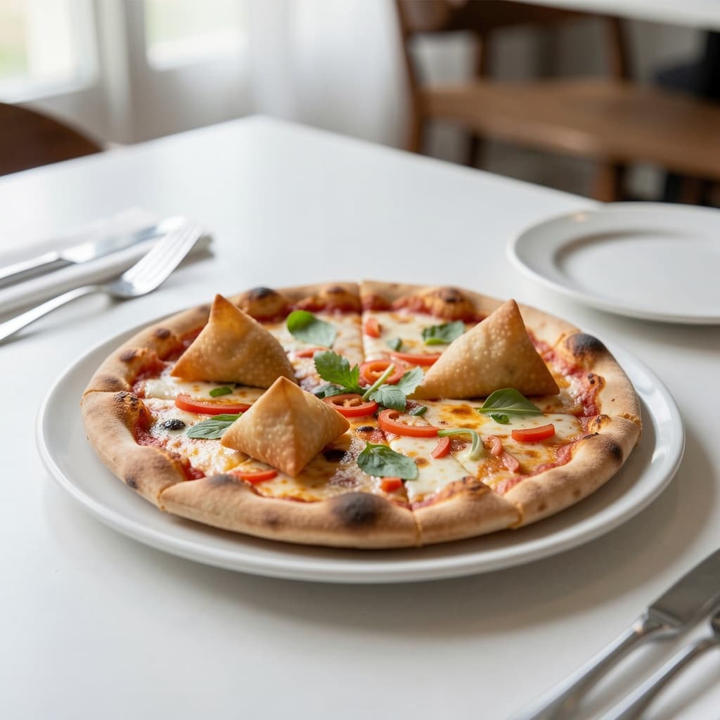 Samosa Chat Pizza